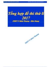 Tổng hợp đề thi thử Trung học phổ thông Quốc gia môn Vật lý năm 2017